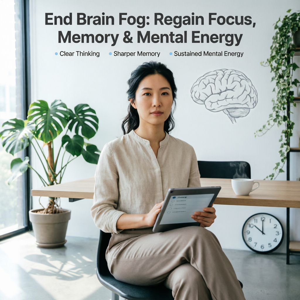 End Brain Fog: Regain Focus, Memory & Mental Energy